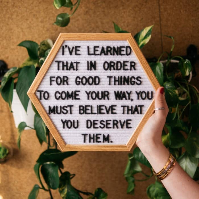 Things listen to our attitudes about them--not our conscious thoughts. Good things will never park where you have planted No Trespassing signs. You must learn to welcome them with your body and heart.