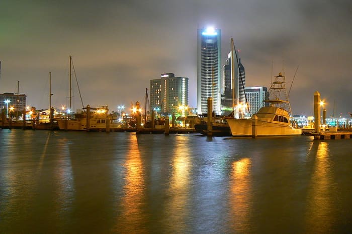 Corpus Christi, Texas from the people's T-head