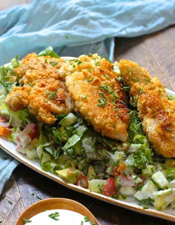 Macadamia nut crusted chicken tenders