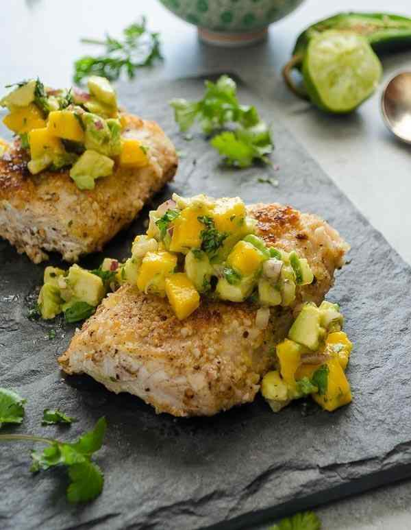 Macadamia-crusted mahi mahi