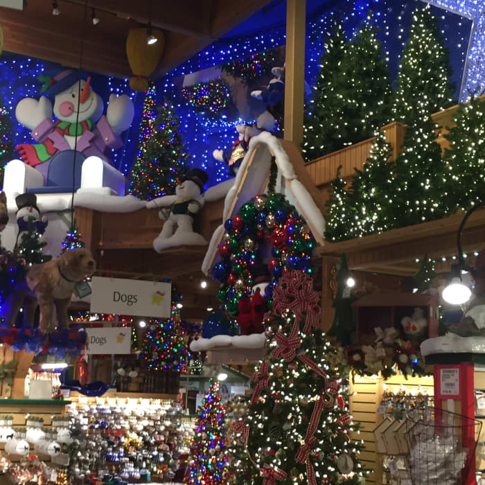 A Christmas village that is reminiscent of the town we were visiting, as well as a few Hallmark movies I've seen over the years.