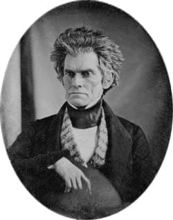 "A power has risen up in the government greater than the people themselves, consisting of many and various powerful interests, combined in one mass, and held together by the cohesive power of the vast surplus in banks." - Vice President John C. Calho