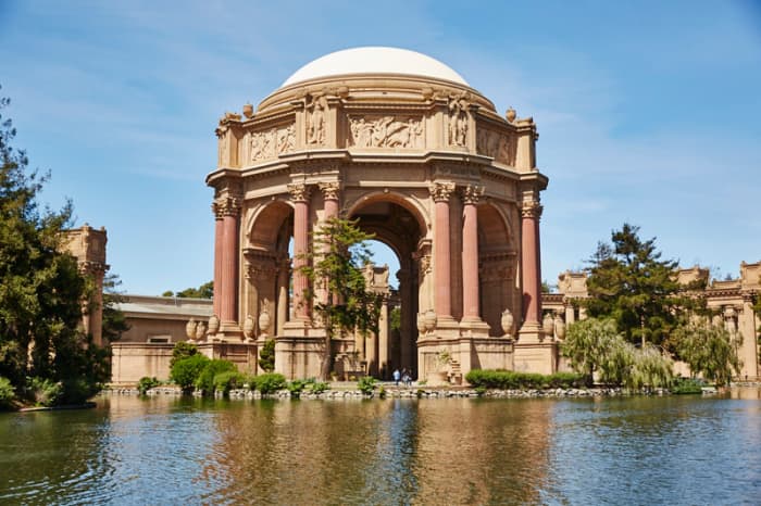 Palace of Fine Arts, San Francisco, built to commemorate opening of Panama Canal