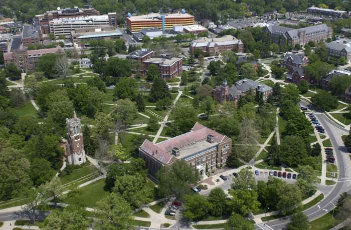 Aerial view of MSU campus-out of this view are more than five thousand contiguous acres for a possible world's fair?