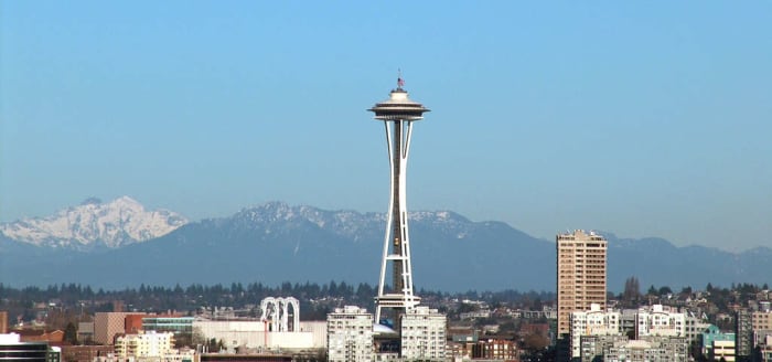 The Space Needle from the 1962 Seattle Fair, in the early days of space exploration and now a major icon