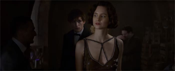 Katherine Waterston as Porpentina "Tina" Goldstein | In New York Scamander meets his future wife, Porpentina Goldstein | Harry Potter Spinoff Series Fantastic Beasts and Where to Find Them (2016)