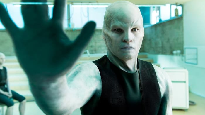 Sam Worthington as Avatar...I mean fish-man... I mean The Titan.