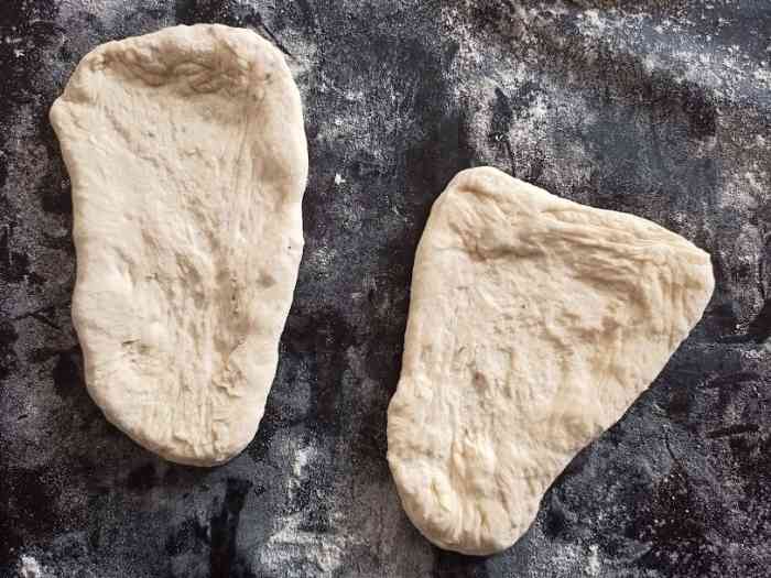 Sourdough naan dough