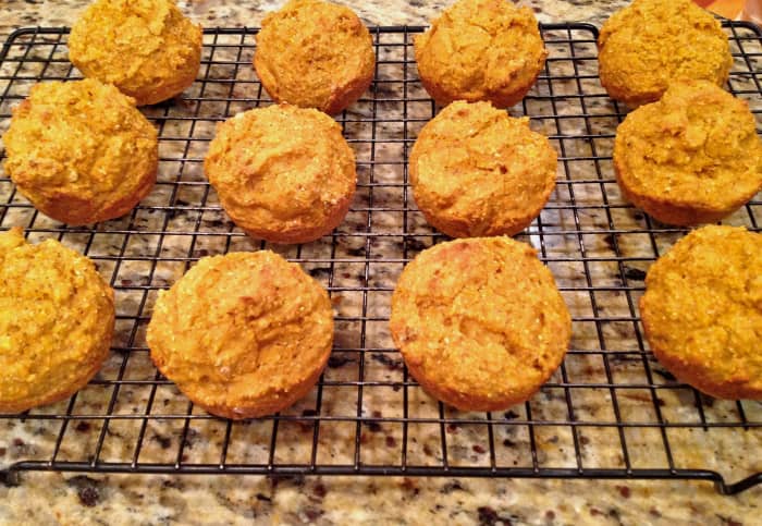 Serve warm or cool on a pastry rack before storing muffins. Muffins can be frozen for future use.