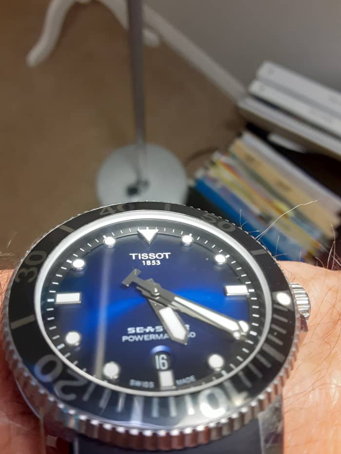 My current Seastar automatic, which is now 3 years old. It's been highly abused yet has no visible scratches.