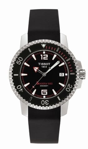 This was the first model that I owned, a Tissot Seastar Quartz Analog, followed by the Automatic version a few years later.