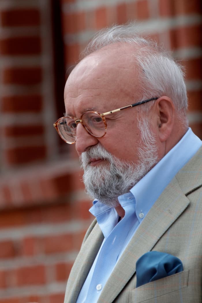 Photograph of Penderecki at the Festival of Stars in 2008.
