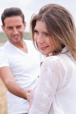 Don't get touchy feely straight away even if it is something as simple as holding hands. She may feel uncomfortable and back away.