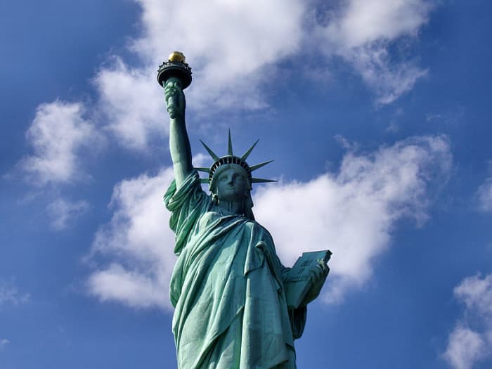 A passing Irish immigrant once said this lady has a lovely arse, but is the concept she truly stands for valued in America?