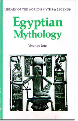 Veronica Ion's Egyptian Mythology. one of my favorite reference books (this is the cover art on my edition; see below for the 1991 edition's cover)