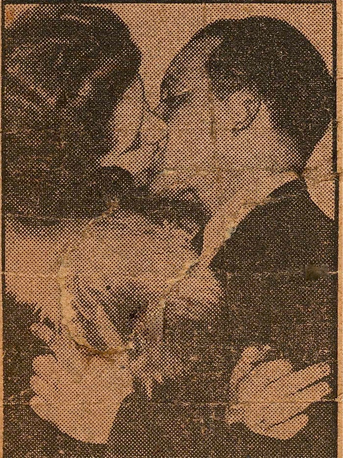 News clipping from New York Daily News. Jan. 1, 1941. Frances Sliwa and Stephen Popick last couple to be wed in 1941.