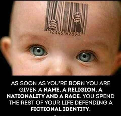Whatever you believe was handed down to you. Only few manage to wake up and reject it to accept another which they think is better.