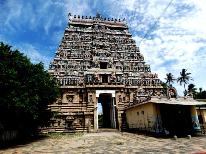 Thillai Nagtaraja temple, chidambaram ; 11 degrees 23 minutes 58 seconds North, 79 degrees 41 minutes 36 seconds East.