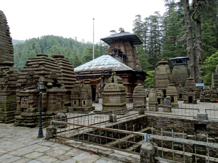 Jageswar in Uttarakhand state has more than 100 Shiva temples. This is Nageswar temple. Co-ordinates of Jageswar are 29 degrees 38 minutes 14 seconds North, 79 degrees 51 minutes 16 seconds East.