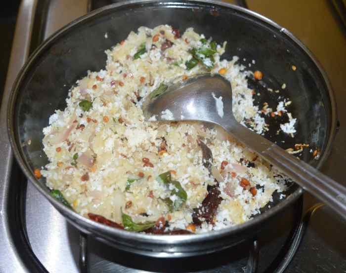 Turn off heat and allow the mixture to cool.