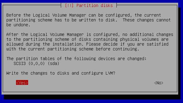 Apply changes to your Partition to Continue, REMEMBER writing the changes will erase anything else currently on that partition