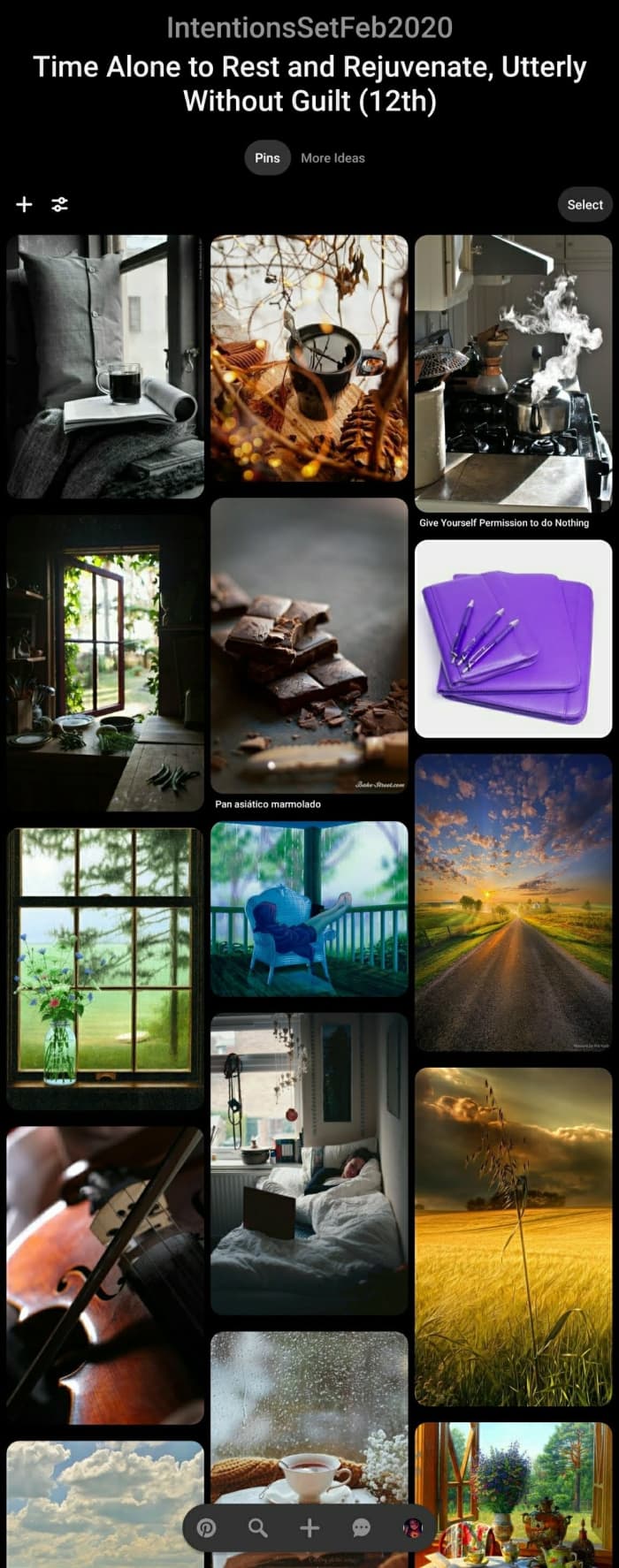 Years of long hours and financial hardships gave me a craving for time alone, in which to sleep, read, daydream, and heal. I am slowly building this time into my life, and the results are beginning to show in less depression.