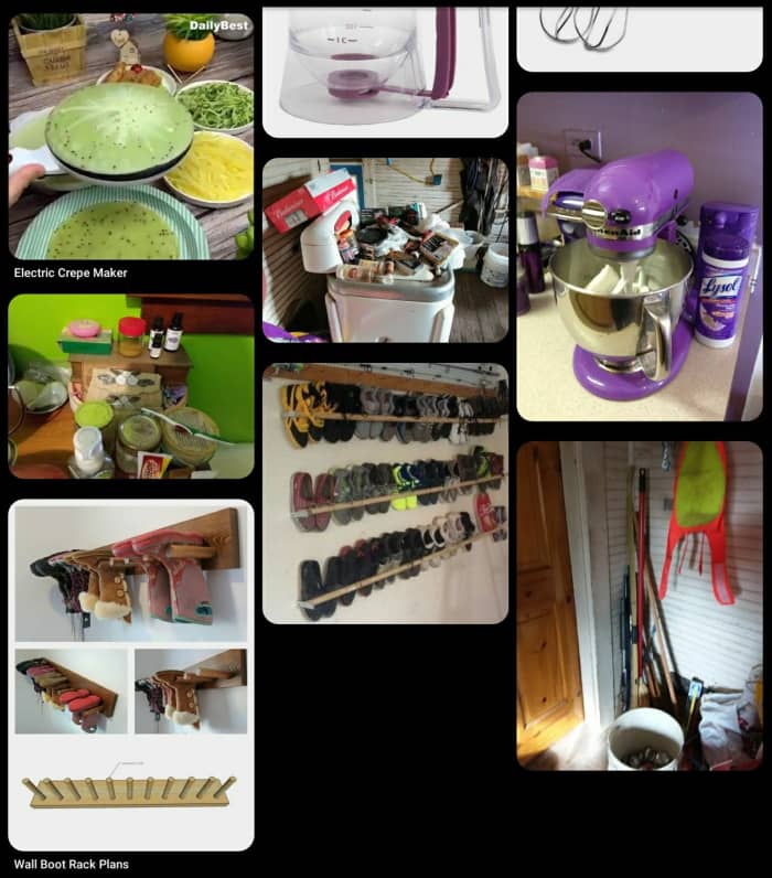 Cooking and everyday storage present obstacles which are being incrementally overcome. Looking at these photos often gives me fresh ideas, and goads me into action. Many projects are completed in a burst of impulsivity.