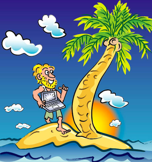 SEO Cartoon: I just got a big promotion to SEO of a large ecommerce firm … wanna be my administrative assistant?
