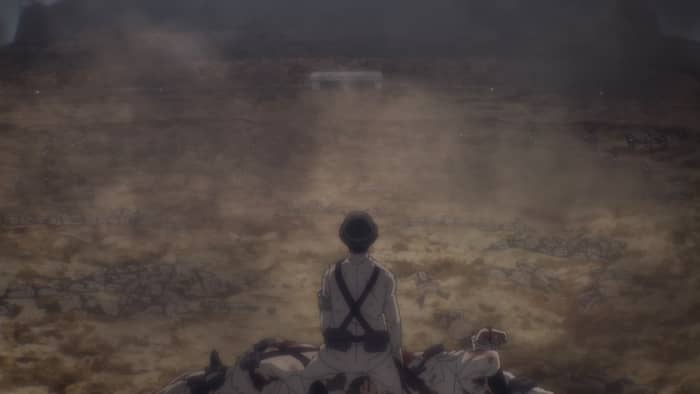 Episode 1 is marked by a dirty, somewhat depressing aesthetic, showing what it really is like on the frontlines.