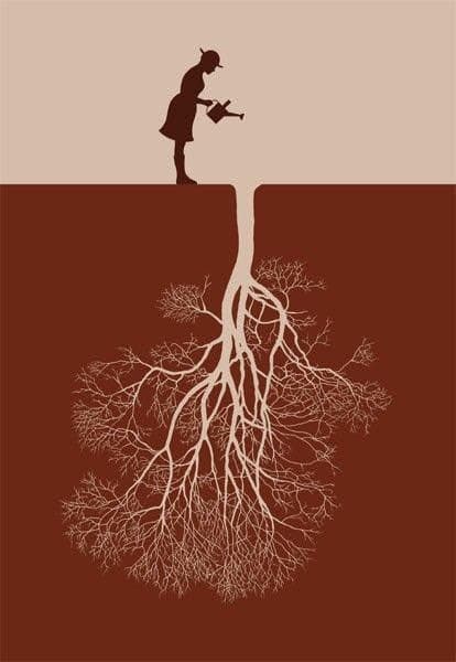 It's okay to let aspirations develop unseen for a while. After they reach a certain stage of growth in your heart, the process of bringing them into the open will be almost automatic.