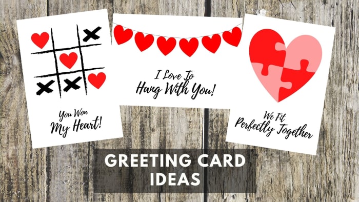 These three Valentine's Day cards are easy to make at home with just a few basic materials.