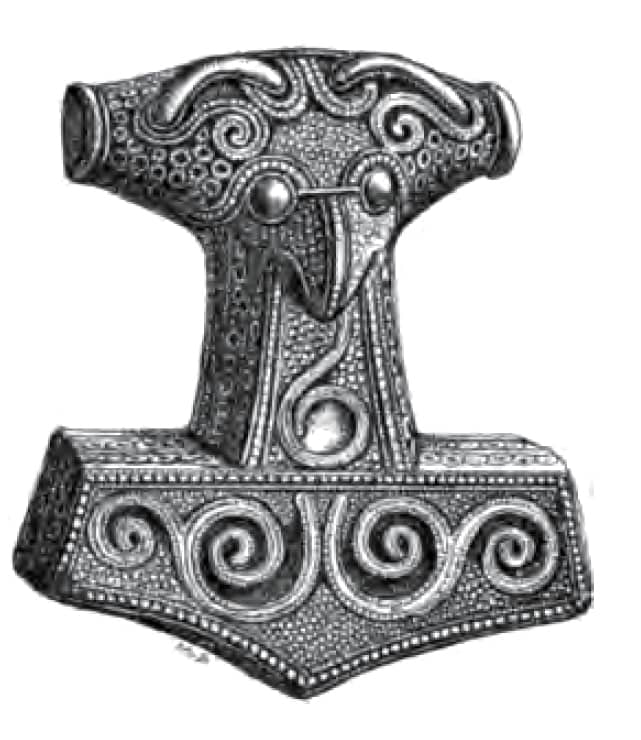 Thor's Hammer - Mjoellnir - from Skaane, present day south-western Sweden. formerly Danish territory