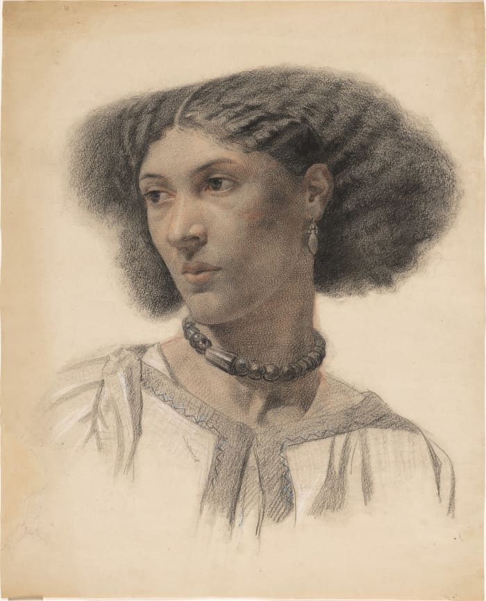 Portrait of Fanny Eaton by Walter Fryer Stocks, circa 1859