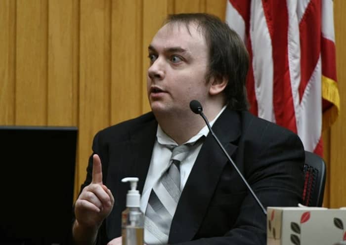 Joel Guy Jr. was sentenced to life in prison on October 2, 2020, for murdering and dismembering his parents in 2016. Photo courtesy of Michael Patrick/News Sentinel.