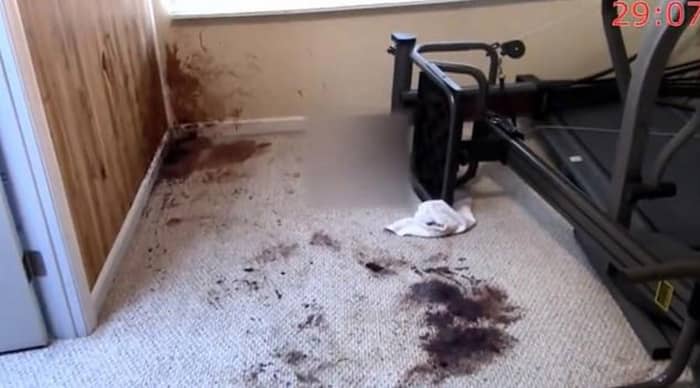 Guy Sr.’s dismembered hands were found in the fitness training room where he had been ambushed and murdered.