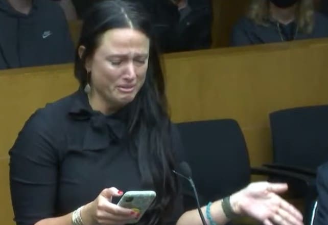 Joel Guy Sr.’s daughter Michelle was the last to speak at her brother’s sentencing for the murder and dismemberment of both parents in 2016.