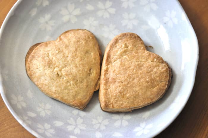 Heart shaped cookies are always a win-win. But for a full course meal you could bake a heart-shaped pizza, or heart-shaped sushi.