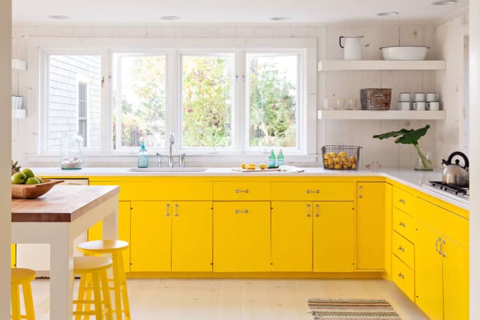 You don't always have to use red to bring out fire energy. Yellow works nicely too, especially when guided with shapes like squares or rectangles.