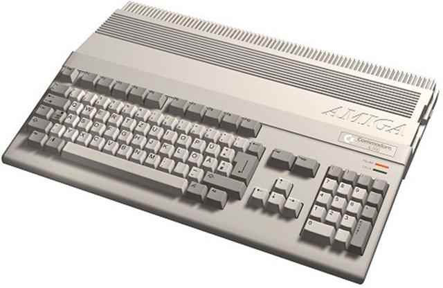A Commodore Amiga, yesterday