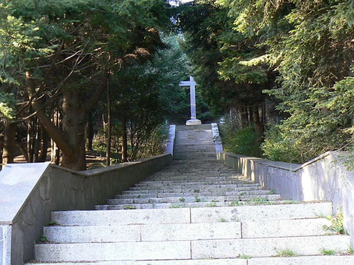 Martyrs Shrine of the Turchino Pass, the location of the massacre 59 Italian civilians, who were executed as ordered by Friedrich Engel