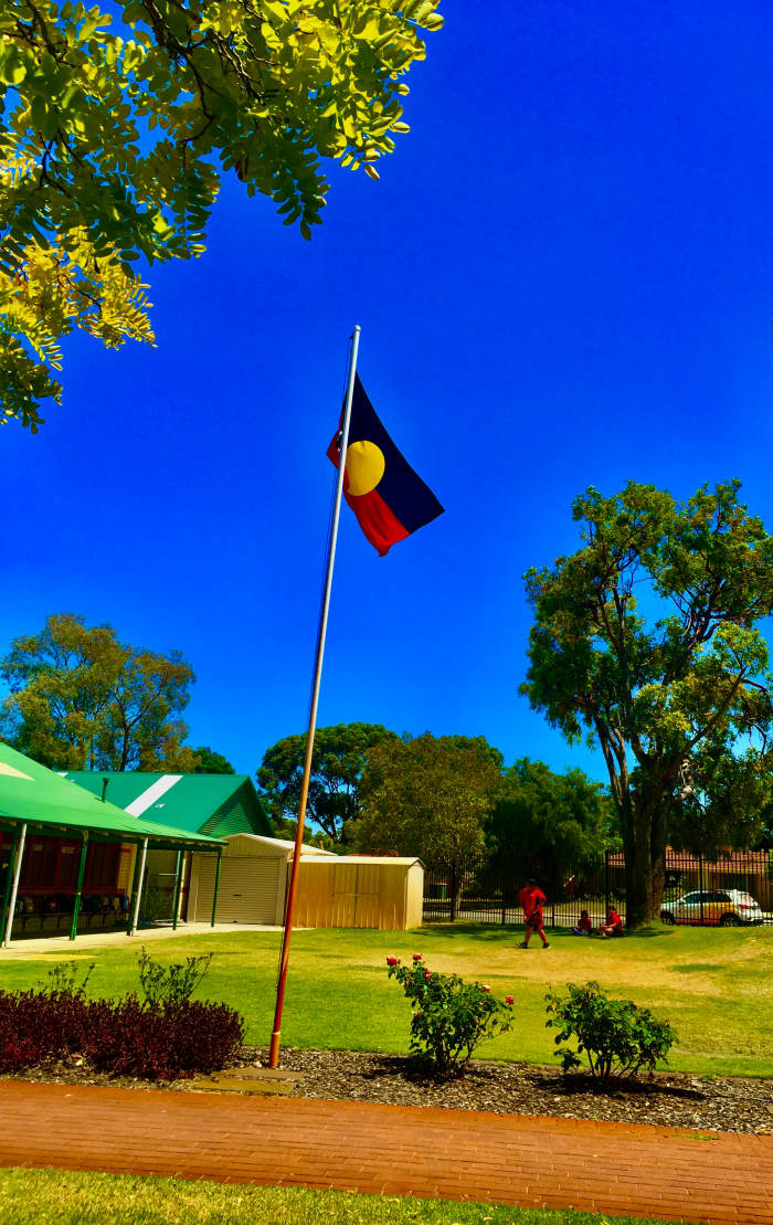 It was lost in darkness now and an unanswered question entered my mind: "Are we truly one, all of us treated equally under our golden Australian sun?"
