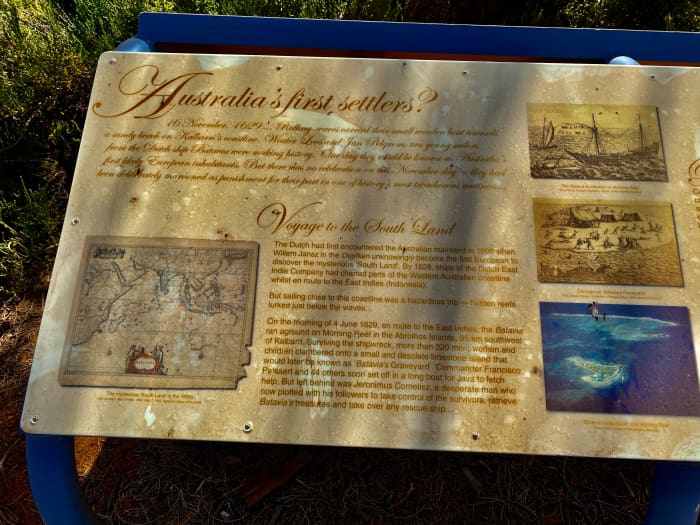 An old fragile tall man turned me while we were both reading an information board at the mouth of Wittecarra creek.