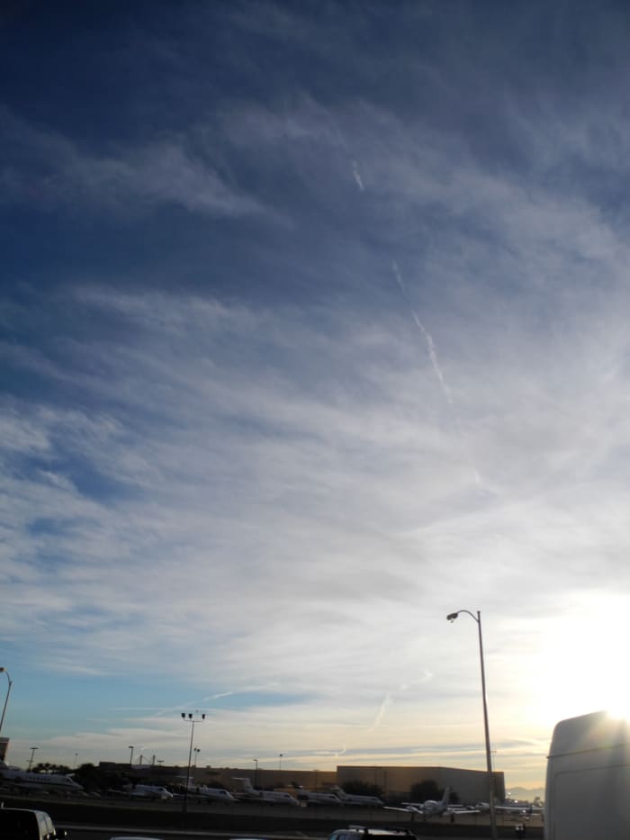 As the wind moves the clouds, the formations turn into almost an "Etch a Sketch" type design. You can see the chemicals dispersing as if they actually WERE a REAL CLOUD... but once again, they are NOT!
