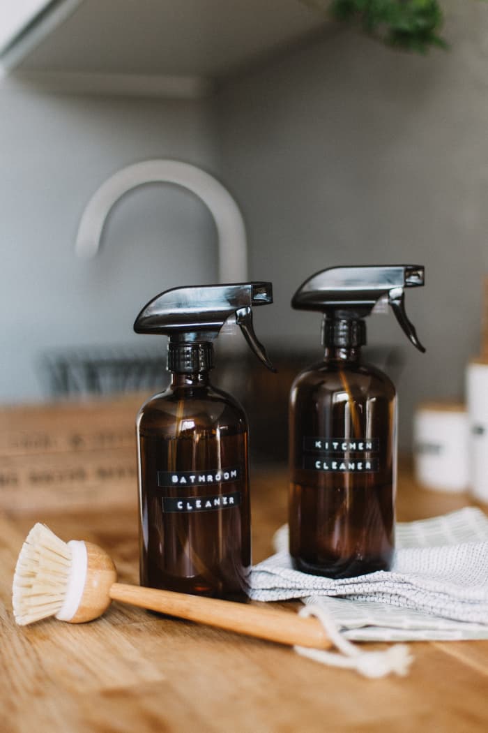 White vinegar is an excellent and effective all-purpose cleaner for around the house. Just dillute it with water and you're good to go!