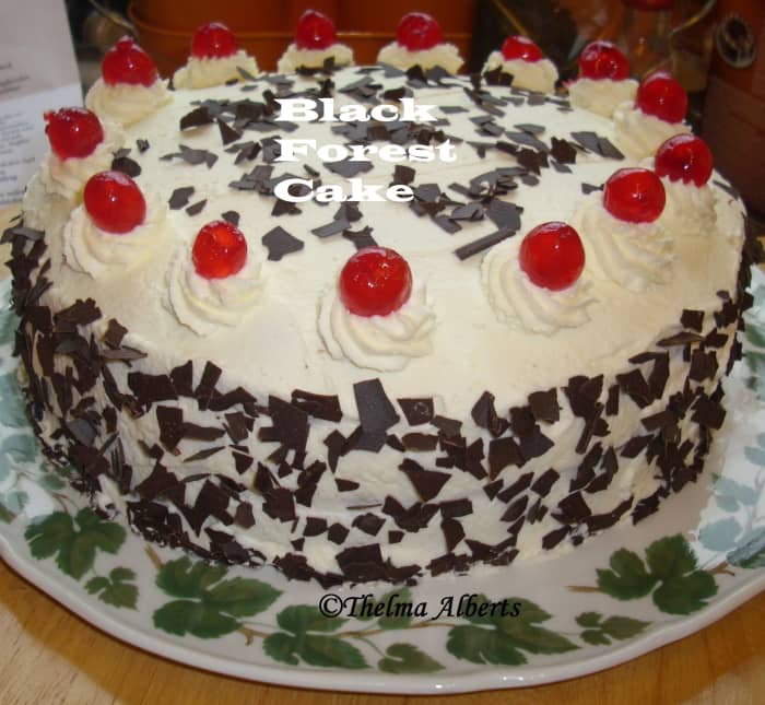 I made this Schwarzwälder kirschtorte when my hubby and I visited my best friend in Bavaria, Germany, for a week's holiday.