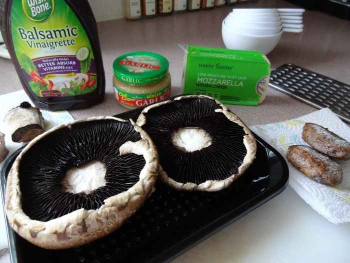 Baked Portobello Mushrooms in the Toaster Oven Delishably