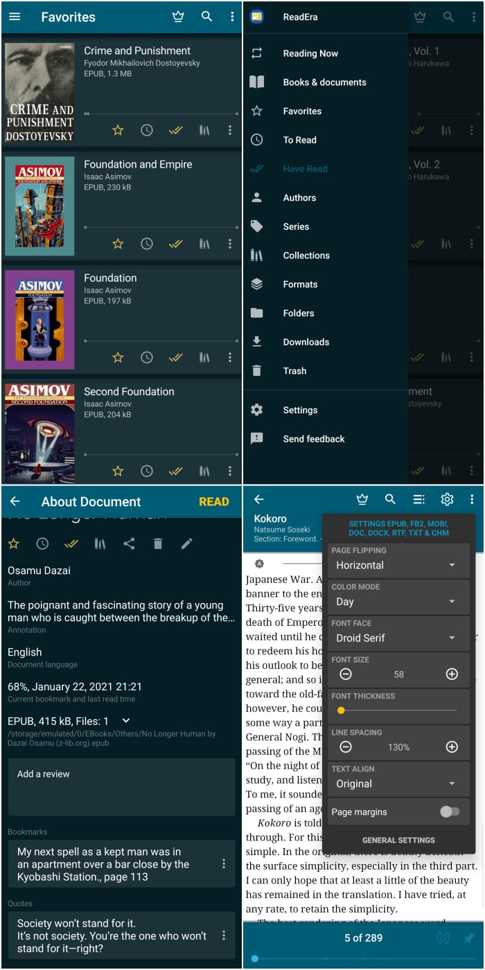 Top 12 Ebook Readers for Android TurboFuture