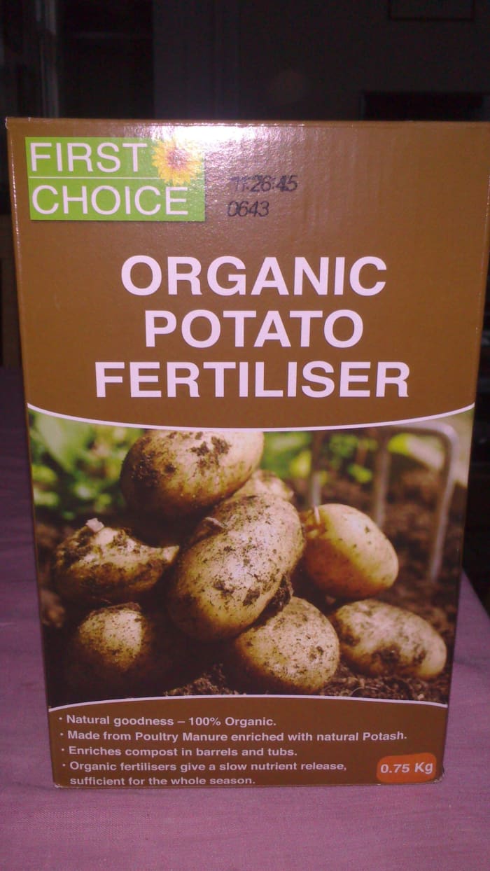 Organic Potato Fertiliser - I use this fertiliser for my spuds as they are very good