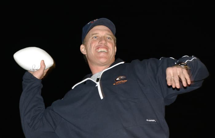 Late New York Yankees owner George Steinbrenner thought John Elway would be a standout outfielder.