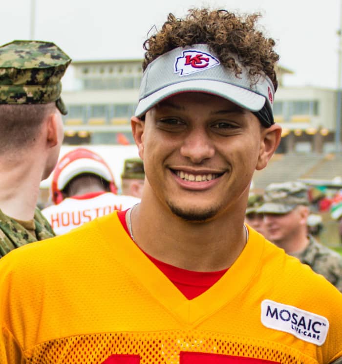 Patrick Mahomes has led two teams to a Super Bowl, but was drafted as a baseball player in 2014.